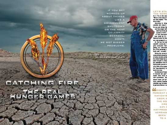 Hunger Games Layout, Hustler Magazine