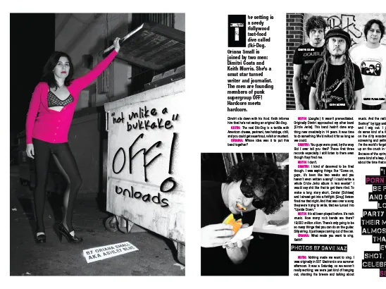 Off! Ashley Blue Layout, Hustler Magazine