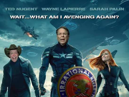 Captain Gun Nuts Parody, Hustler Magazine