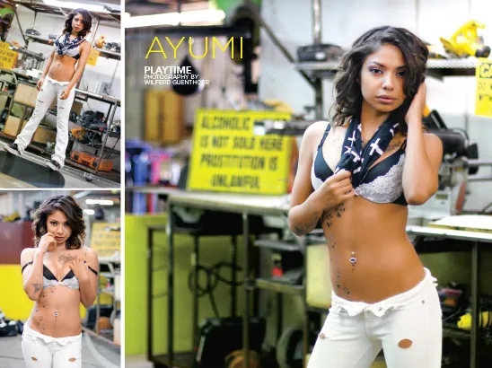 Ayumi Photoset & Layout, Hustler Magazine