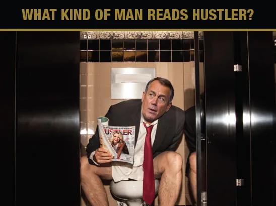 John Boehner Parody, Hustler Magazine