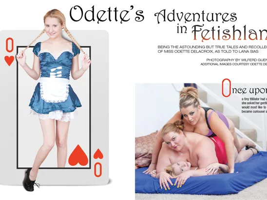 Odette in Fetishland Layout Photos & Video, Hustler Magazine