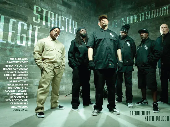 Ice-T, Feature layout · Hustler Magazine