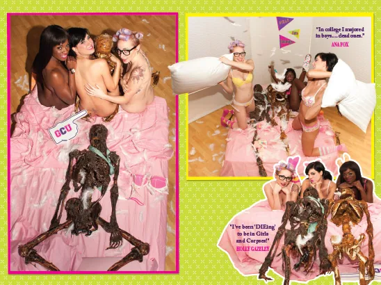 Panty Raid Photoset & Layout, Girls and Corpses Magazine