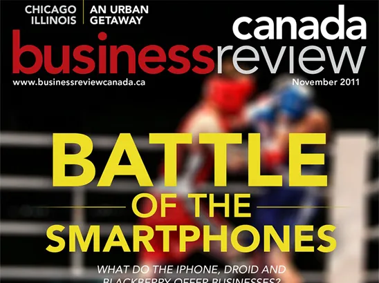Business Review Canada, Cover layout
