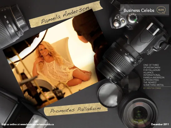 Pamela Anderson Layout, Business Review Canada