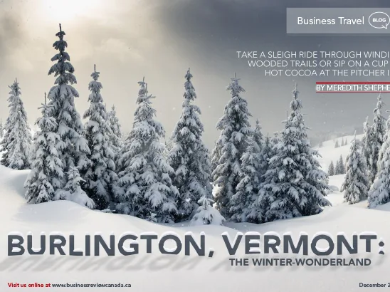 Burlington Vermont Layout, Business Review Canada