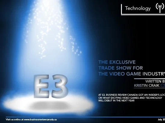 E3, Business Review Canada