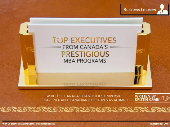 Top Executives, Business Review Canada