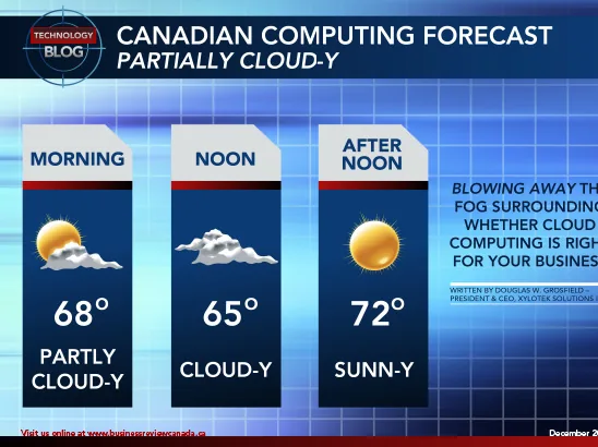 Computing Forecast Layout, Business Review Canada