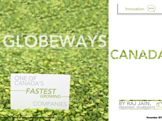 Global Ways Layout, Business Review Canada