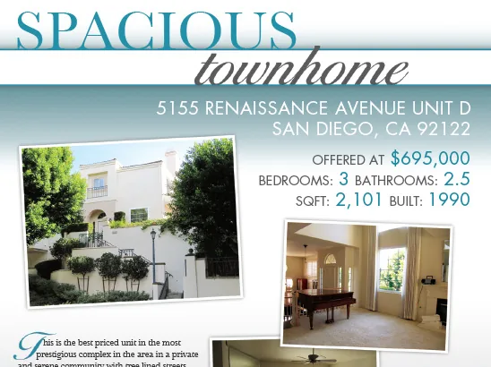 Flyer Layout, Real Estate Marketing