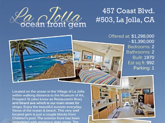 Flyer Layout, Real Estate Marketing