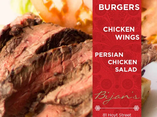 Bijan's, Menu & Business Card