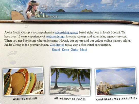 Aloha Media Group, Webskins