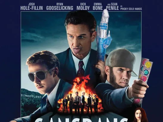 Gangbang Squad Parody, Hustler Magazine
