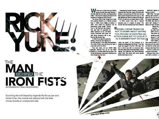 Rick Yune Layout, Hustler Magazine