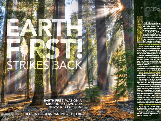 Earth First Layout, Hustler Magazine