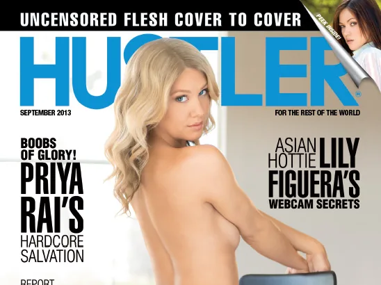 Tiffany Miller Cover, Hustler Magazine