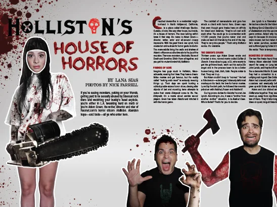 Holliston Layout, Hustler Magazine