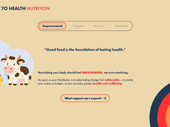 Pathway to Health Nutrition, brand and site design