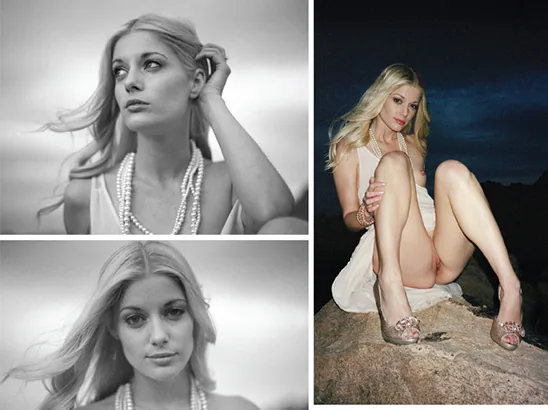 Charlotte Stokely Layout, Hustler Magazine